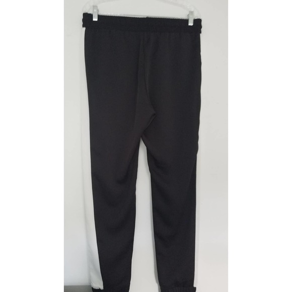 SOLD! H&M New Tuxedo Stripe Drawstring Jogger Pant Black Size 12 NWT - Picture 3 of 8